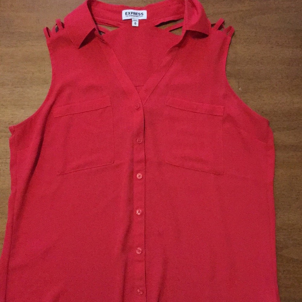 Express portofino cut out tank top